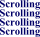 scrolling